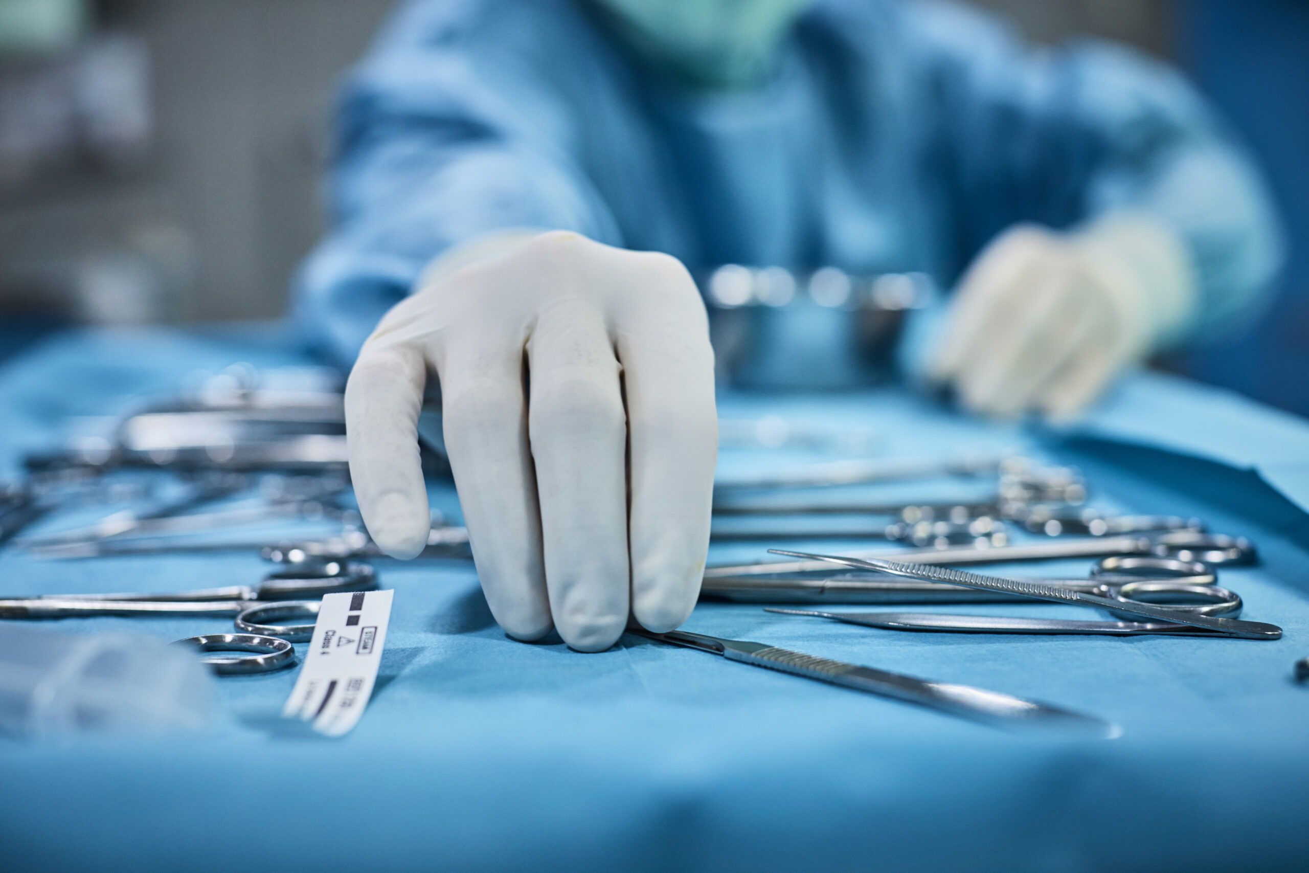 Surgeon with Scalpel